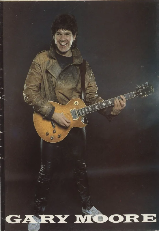 Gary Moore Corridors Of Power - Postergram + Ticket Stub UK Tour programme