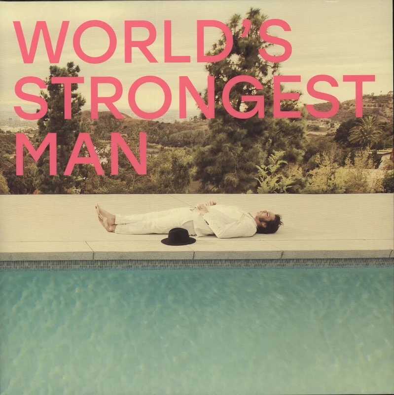Gaz Coombes World's Strongest Man - Mint Green Vinyl - Autographed Print UK Vinyl LP