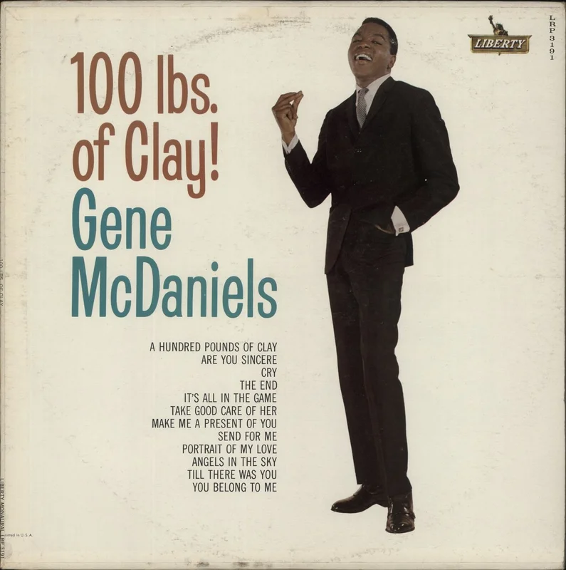 Gene McDaniels 100 Lbs. Of Clay! US Vinyl LP