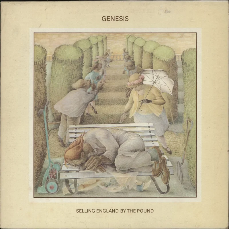Genesis Selling England By The Pound - 1st + Insert - VG Sleeve UK Vinyl LP