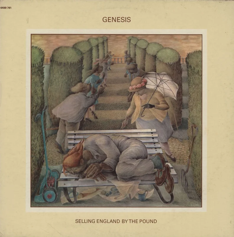 Genesis Selling England By The Pound + Insert French Vinyl LP