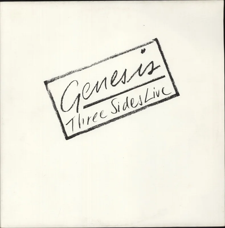 Genesis Three Sides Live - Gold Promo Stamped UK Promo 2-LP vinyl set