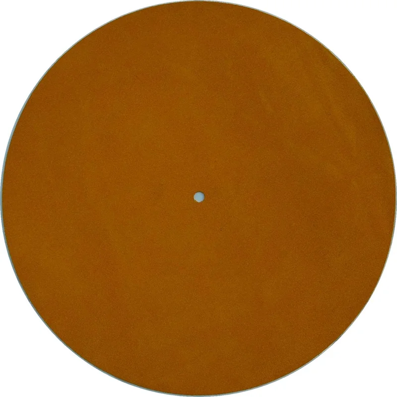 Genuine Leather LP Slip Mat - Brown