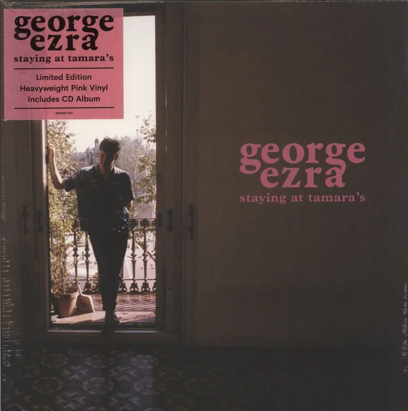 George Ezra Staying At Tamara's - Pink Vinyl + CD - Sealed UK Vinyl LP