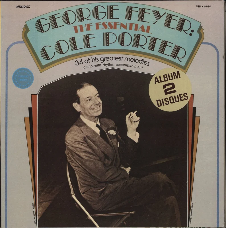 George Feyer The Essential Cole Porter French 2-LP vinyl set