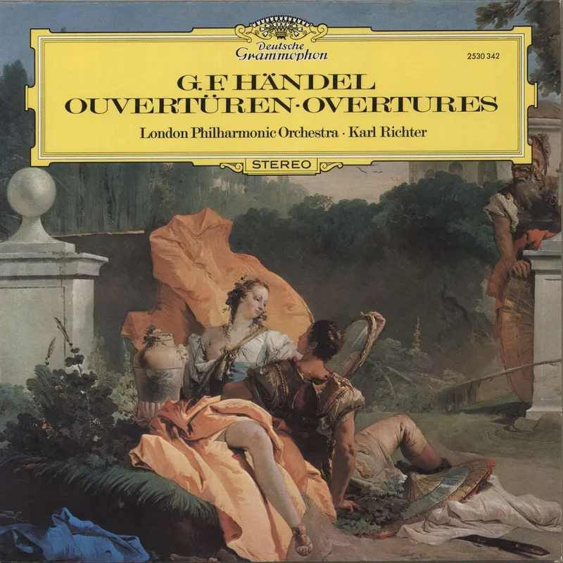 George Frideric Handel Overtures German Vinyl LP