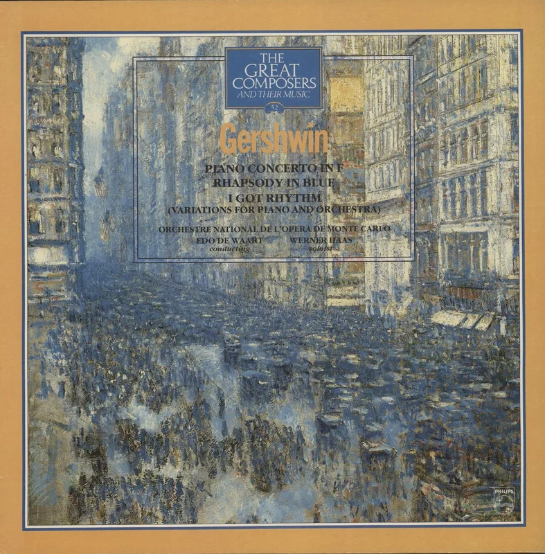 George Gershwin Piano Concerto In F / Rhapsody In Blue / I Got Rhythm [Variations For Piano And Orchestra] UK Vinyl LP