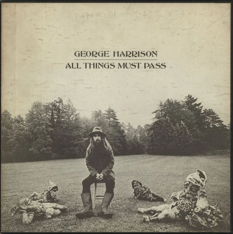 George Harrison All Things Must Pass - GB Box + Poster - VG UK Vinyl box set