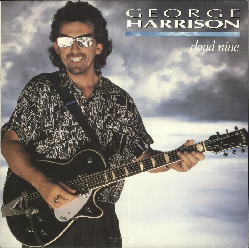 George Harrison Cloud Nine - Promo Stickered Sleeve UK Vinyl LP