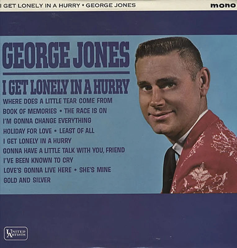George Jones I Get Lonely In A Hurry UK Vinyl LP