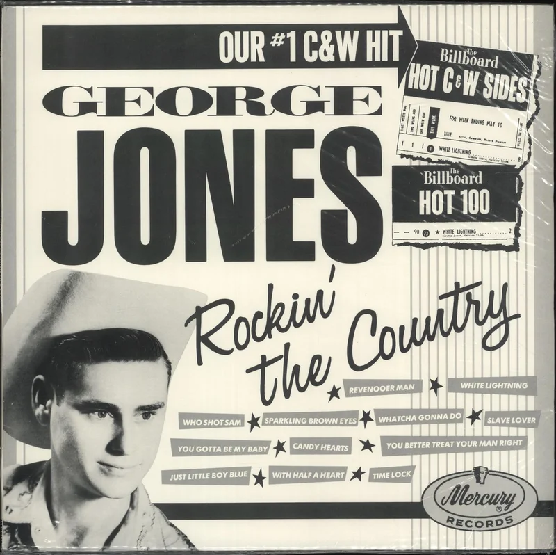 George Jones Rockin' The Country UK Vinyl LP