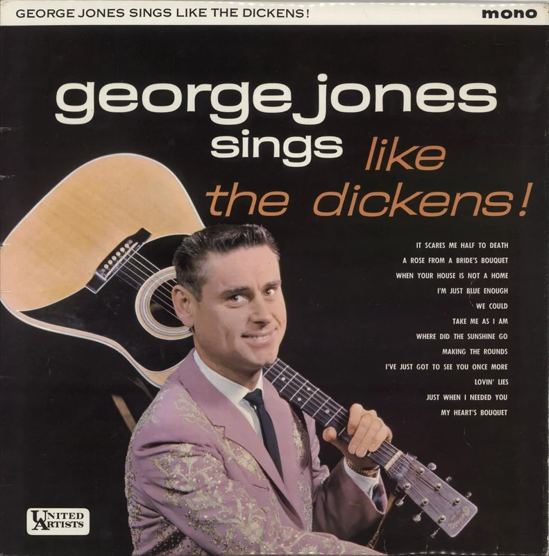 George Jones Sings Like The Dickens! UK Vinyl LP