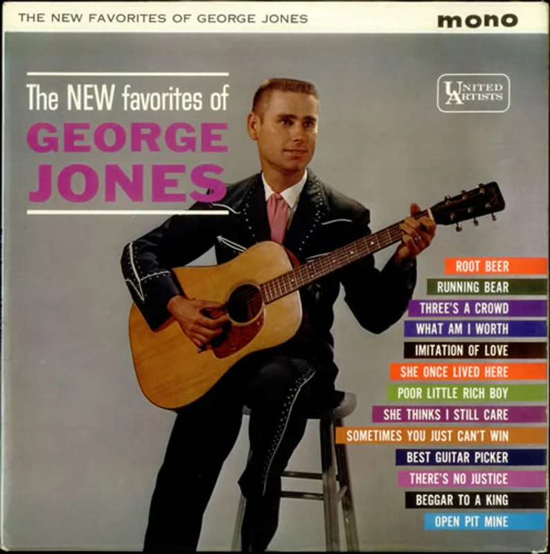 George Jones The New Favorites Of UK Vinyl LP