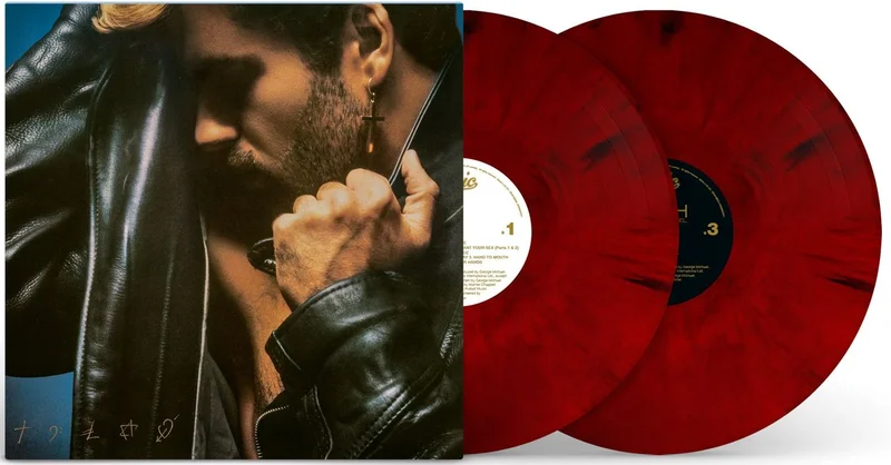 George Michael Faith - 180 Gram Red & Black Marbled Vinyl - Newly Mastered Edition UK 2-LP vinyl set