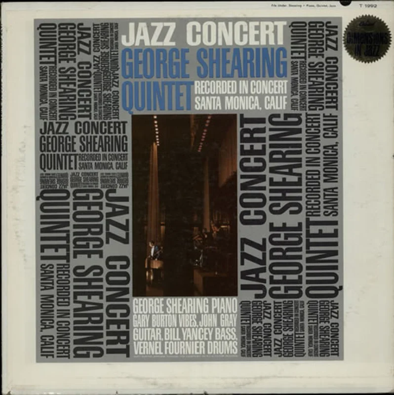 George Shearing Jazz Concert US Vinyl LP