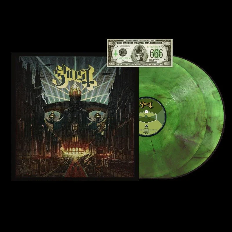 Ghost (Swedish) Meliora | Deluxe - National Album Day 2025 - Green Smoke Vinyl - Sealed UK 2-LP vinyl set