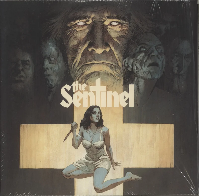 Gil Mell The Sentinel [Original Motion Picture Soundtrack] - Cream and Yellow Swirl with Black Splatter Vinyl US 2-LP vinyl set