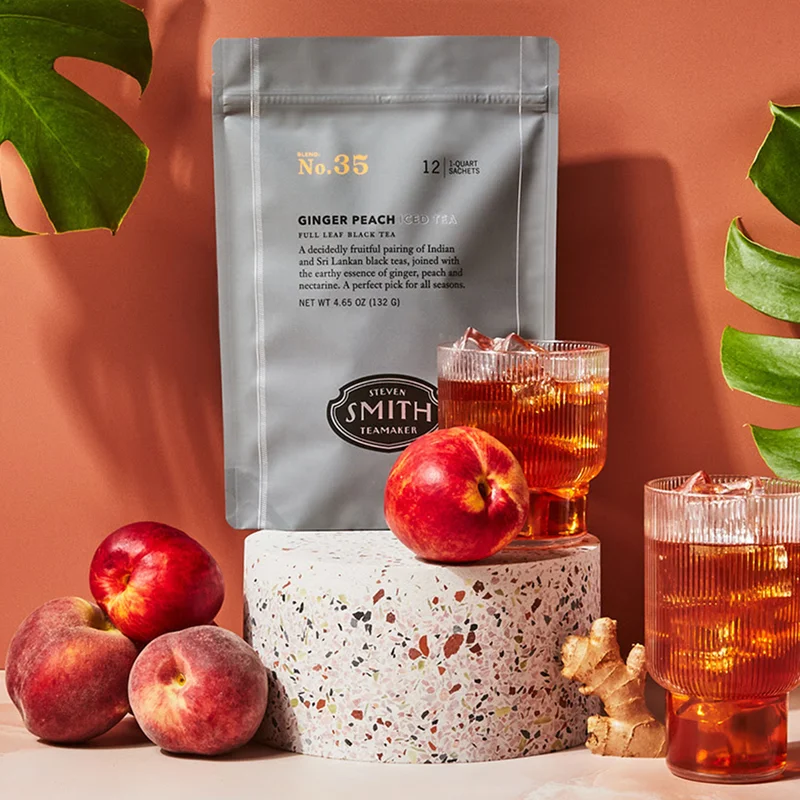 Ginger Peach Iced Tea