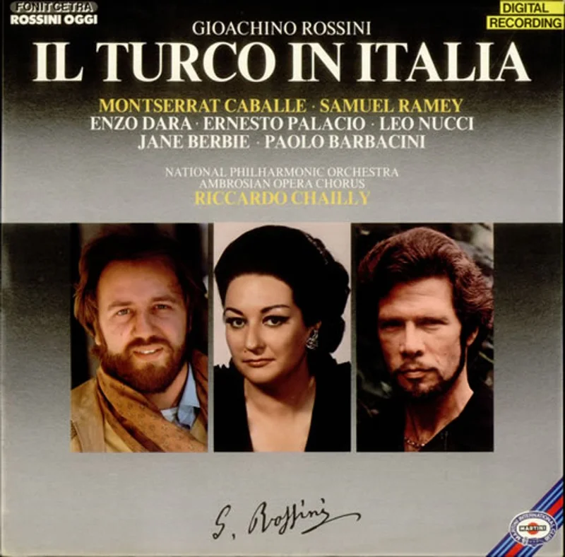 Gioacchino Rossini Il Turco in Italia Italian 3-LP vinyl set