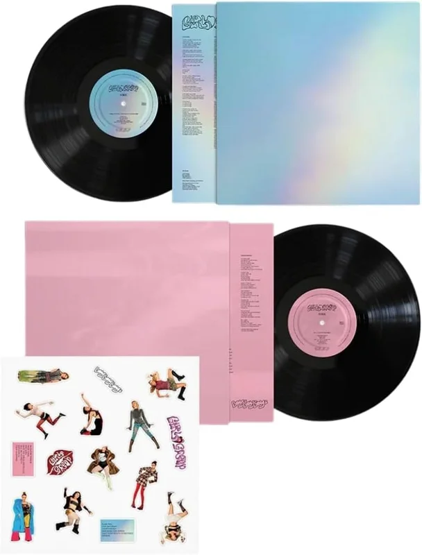 Girl Group Think They're Looking, Lets Perform / Little Sticky Pictures - Black Vinyl + Sticker Set - Sealed UK 12" vinyl