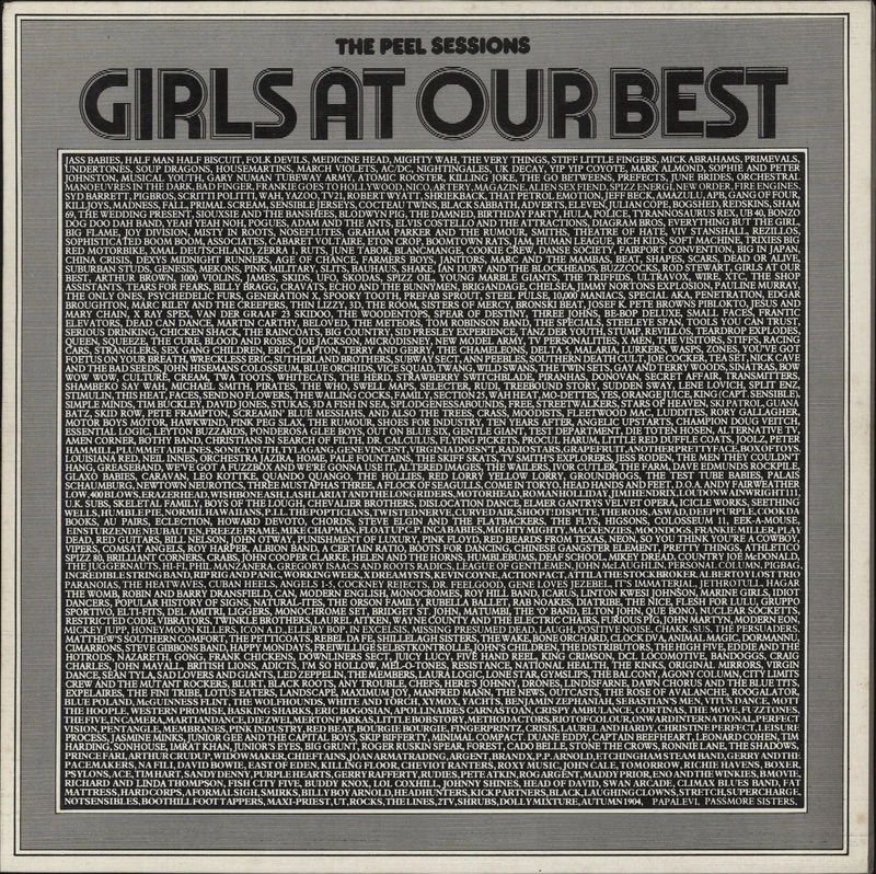 Girls At Our Best The Peel Sessions UK 12" vinyl