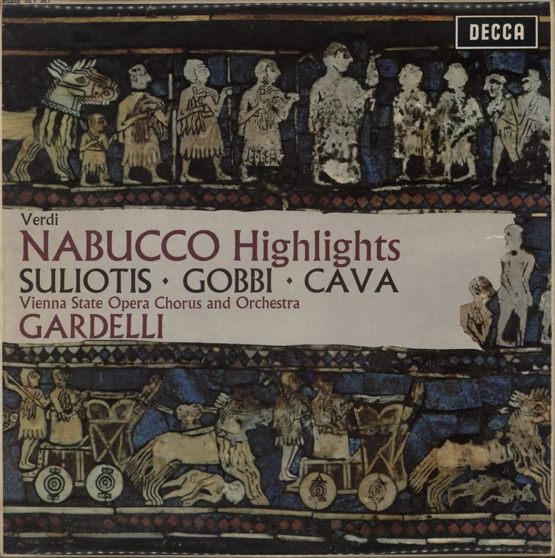 Giuseppe Verdi Verdi: Nabucco Highlights UK Vinyl LP