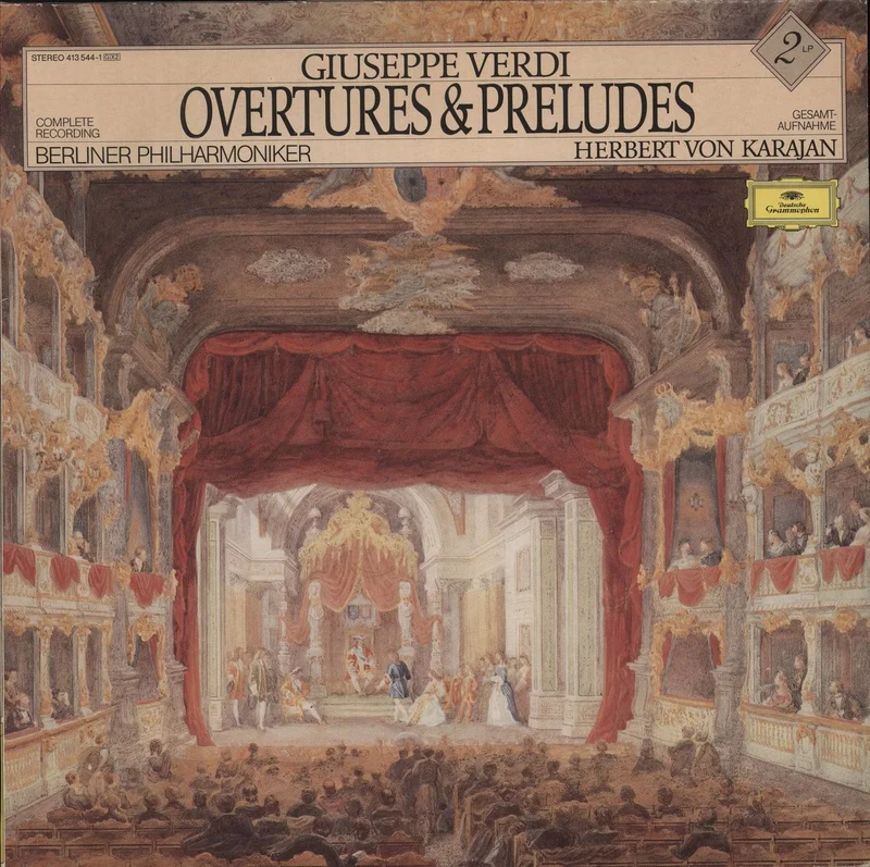 Giuseppe Verdi Verdi: Ouvertures et Prludes - Intgrale German 2-LP vinyl set