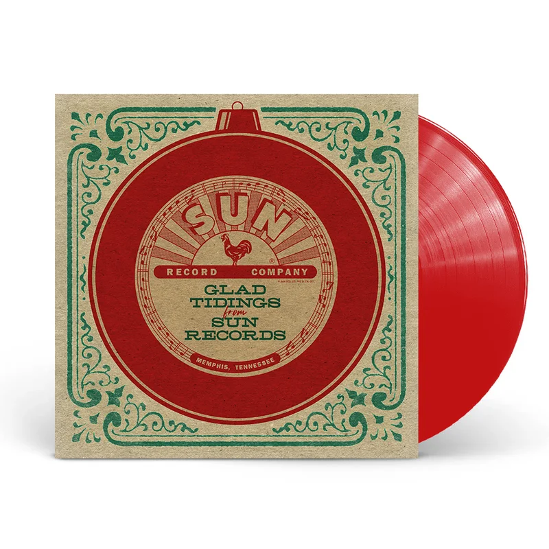 Glad Tidings From Sun Records - Various Artists Red Vinyl LP