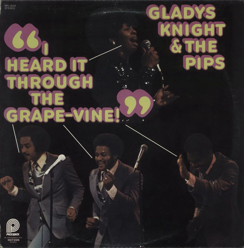 Gladys Knight & The Pips I Heard It Through The Grape-Vine! US Vinyl LP