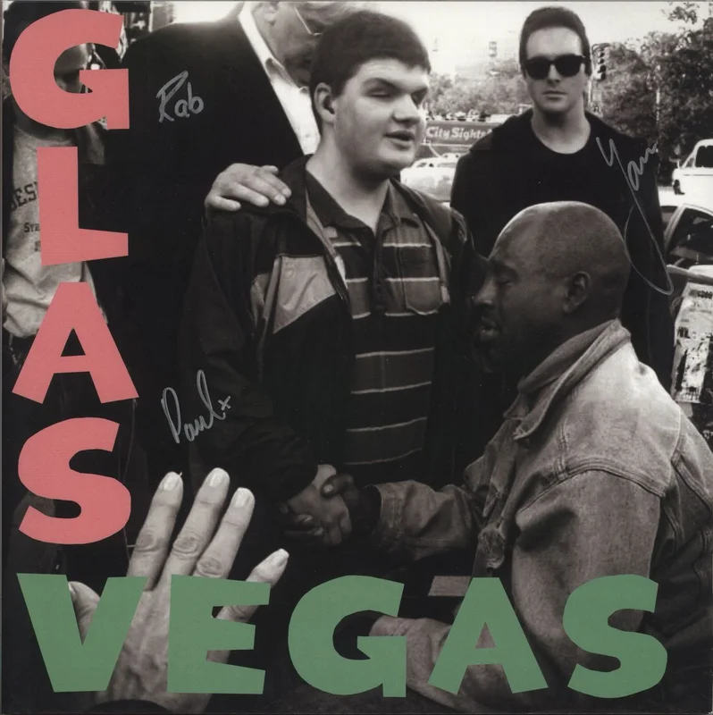 Glasvegas Godspeed - Pink Vinyl - Autographed UK Vinyl LP