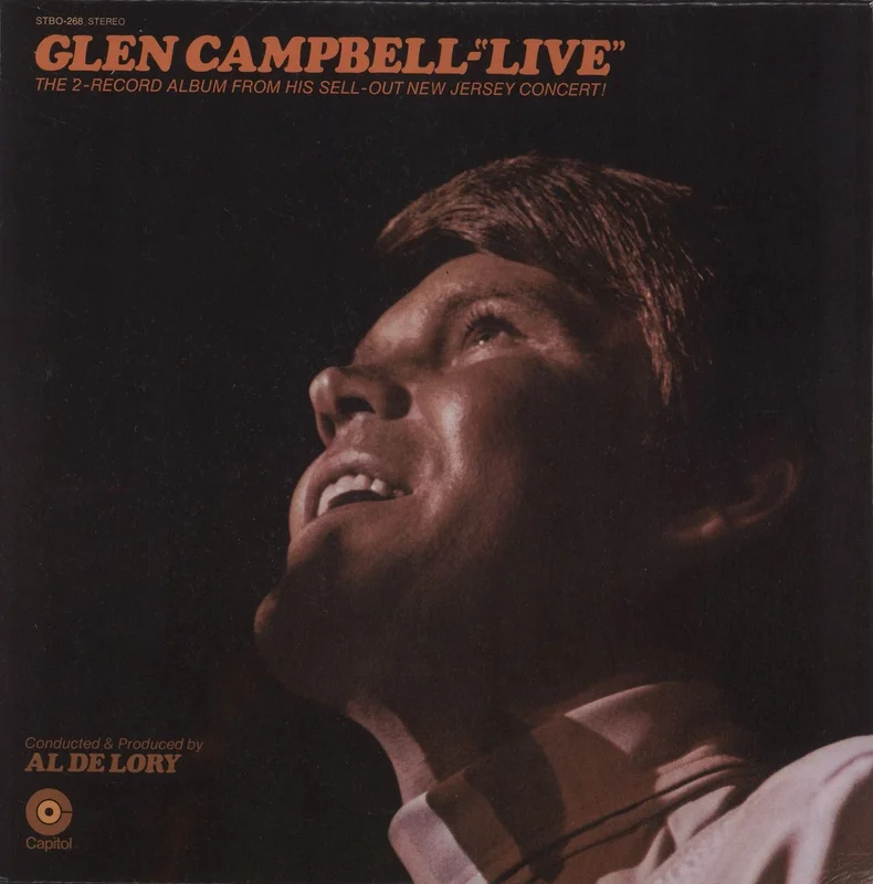 Glen Campbell Live US 2-LP vinyl set