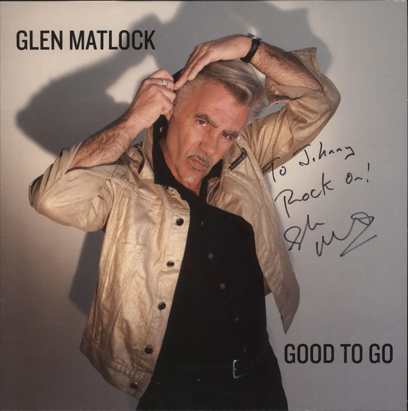 Glen Matlock Good To Go - Autographed Sleeve & Postcard UK Vinyl LP