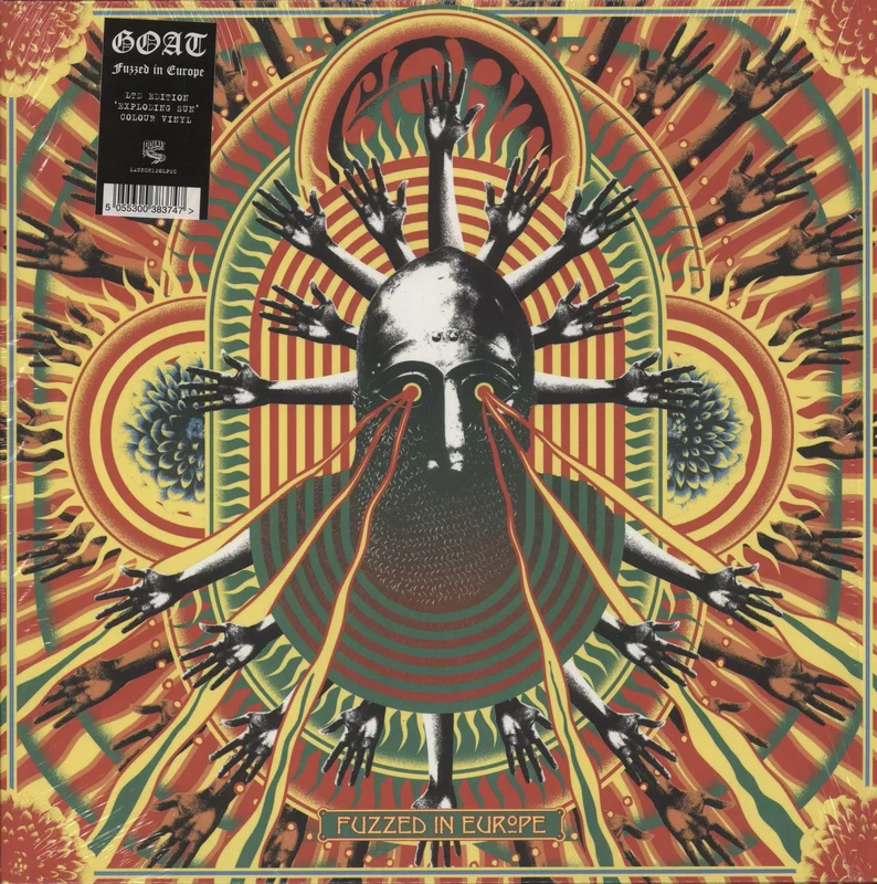 Goat (Swedish) Fuzzed in Europe - "Exploding Sun" Colour Vinyl - Shrink UK Vinyl LP