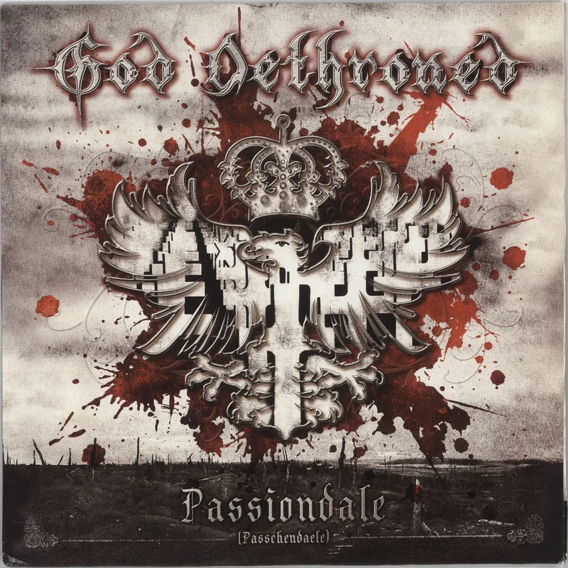 God Dethroned Passiondale [Passchendaele] - White Marbled Vinyl German Vinyl LP