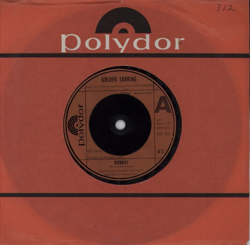 Golden Earring Bombay UK 7" vinyl