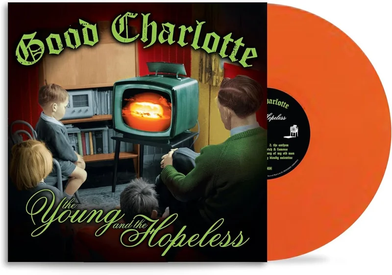 Good Charlotte The Young And The Hopeless - National Album Day 2025 - Nuclear Orange Vinyl - Sealed UK Vinyl LP