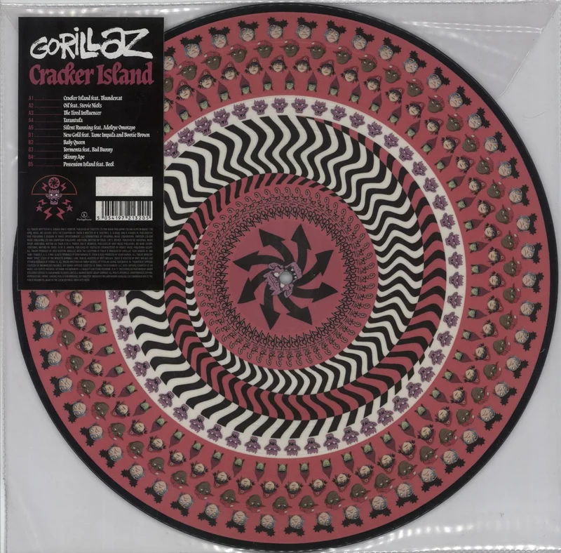 Gorillaz Cracker Island - Zoe trope Picture Disc Edition UK Picture disc LP