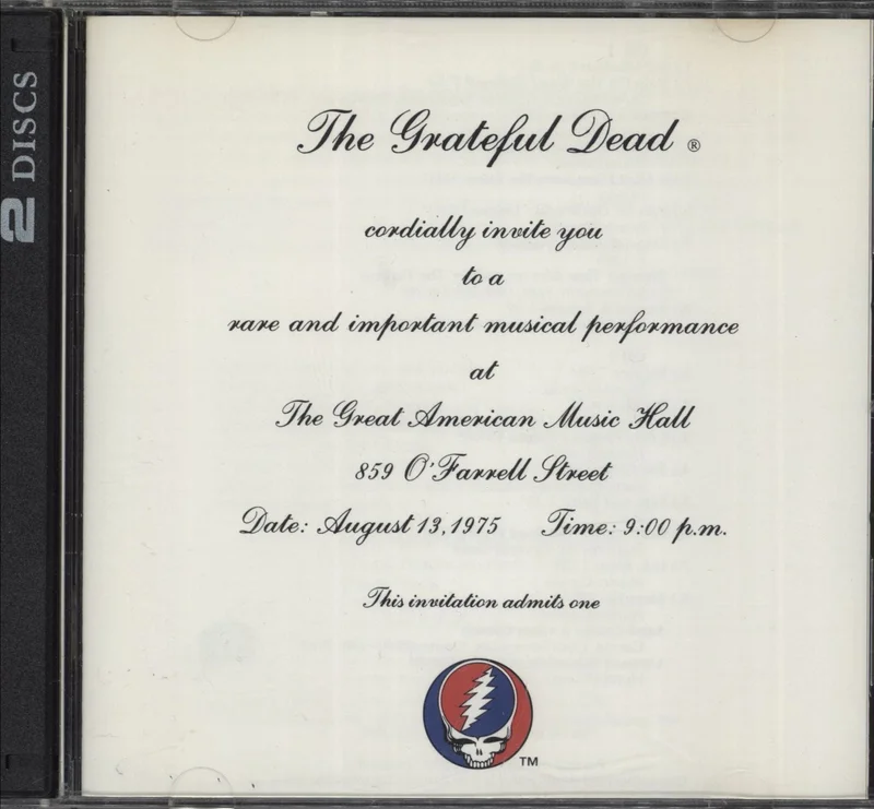 Grateful Dead One From The Vault US 2-CD album set