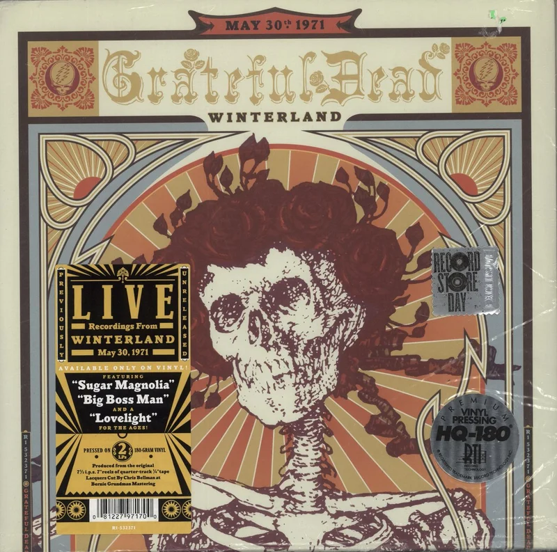 Grateful Dead Winterland May 30th 1971 - RSD BF12 - 180 Gram Vinyl US 2-LP vinyl set