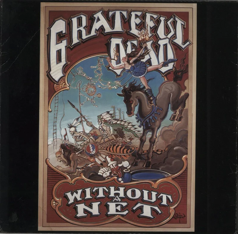 Grateful Dead Without A Net - VG UK 3-LP vinyl set