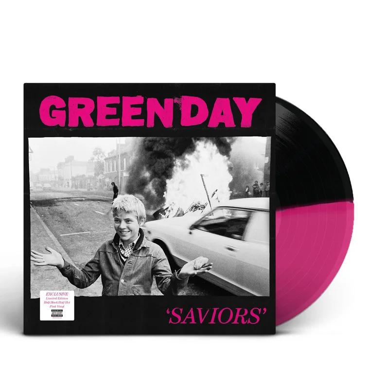 Green Day - Saviors - Pink Black Vinyl - LP