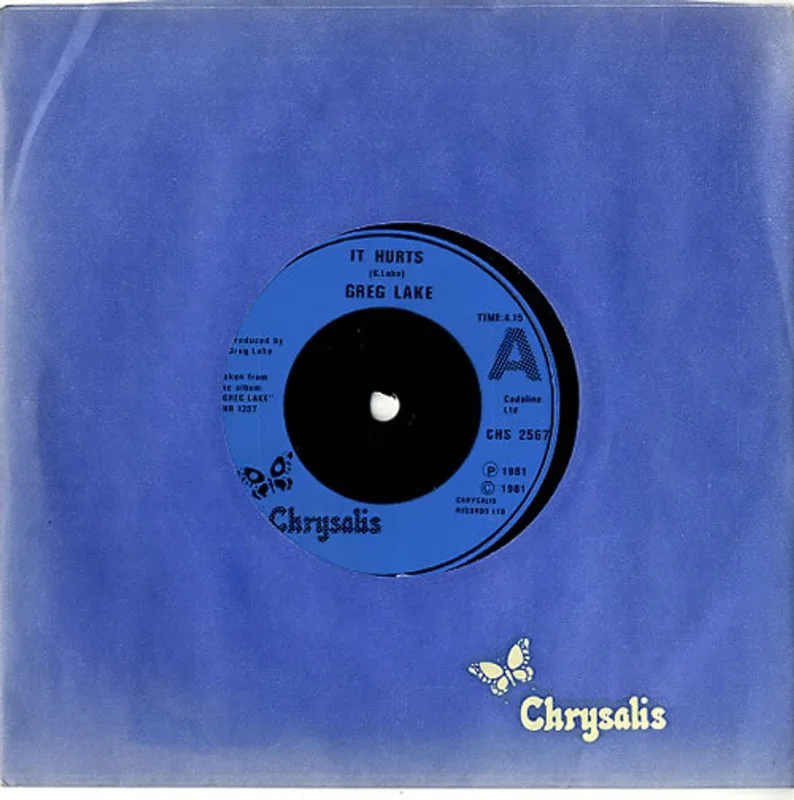Greg Lake It Hurts UK 7" vinyl