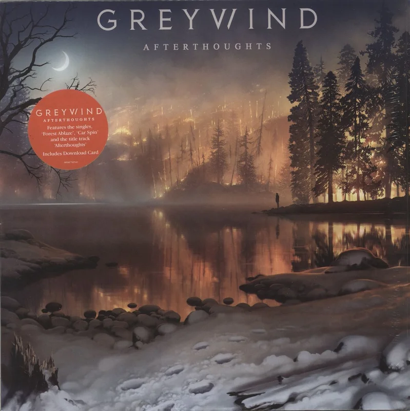 Greywind Afterthoughts - Clear With Black / Blue / Yellow Splatter Vinyl UK Vinyl LP