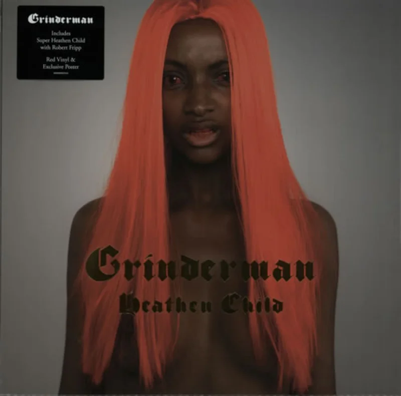 Grinderman Heathen Child - 1st - Red Vinyl + Poster - Sealed UK 12" vinyl