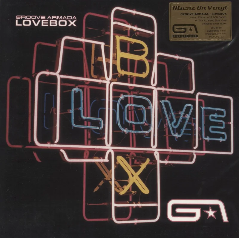 Groove Armada Lovebox - 180g Blue Vinyl UK 2-LP vinyl set