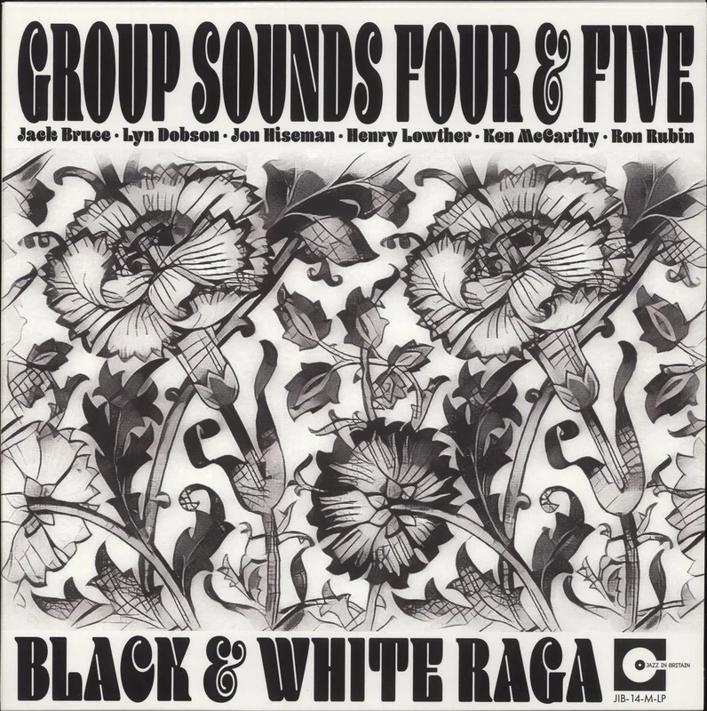 Group Sounds Four & Five Black & White Raga UK Vinyl LP