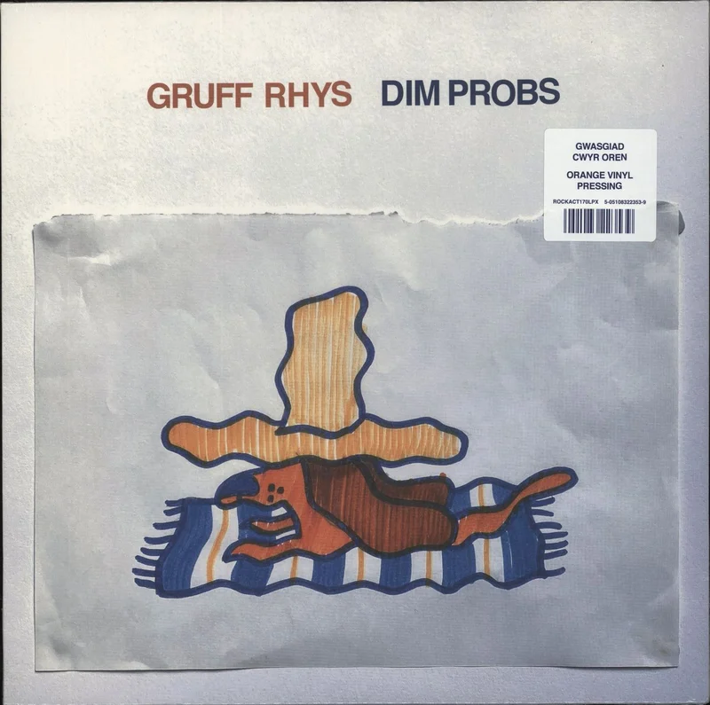 Gruff Rhys Dim Probs - Orange Vinyl - Sealed UK Vinyl LP