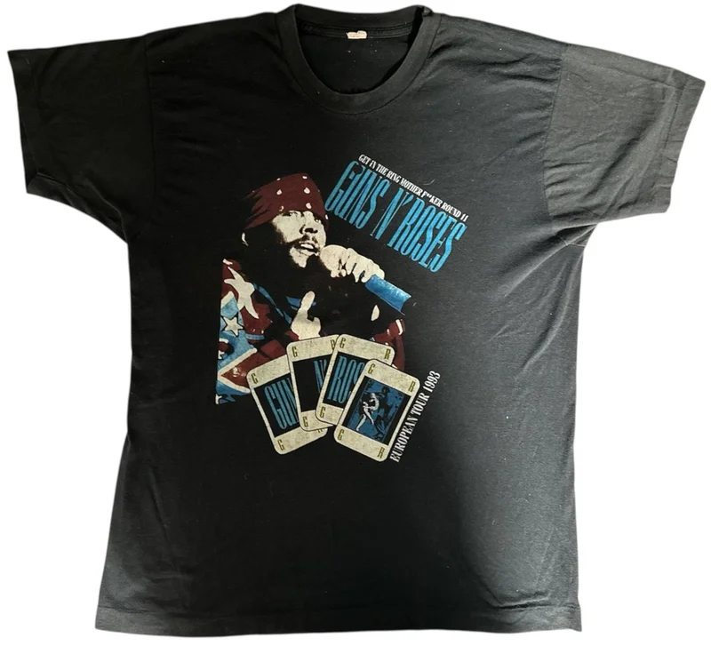 Guns N Roses Get In The Ring Mother F**cker Round II - Vintage Original UK T-shirt
