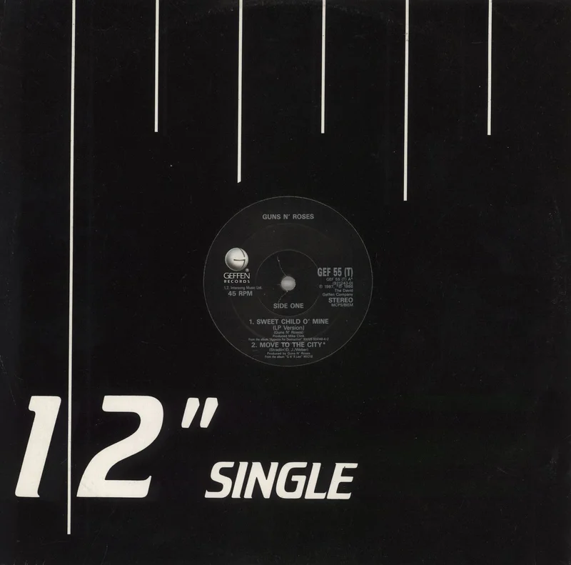 Guns N Roses Sweet Child O Mine UK 12" vinyl