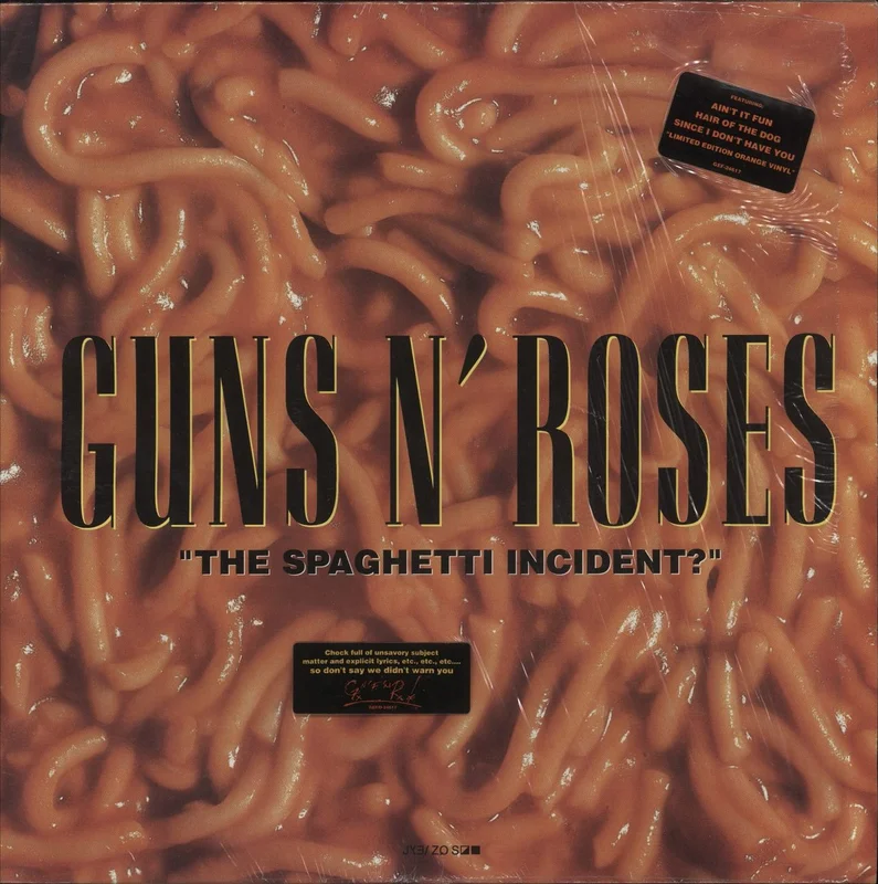 Guns N Roses The Spaghetti Incident? - Orange Vinyl - Shrink - EX US Vinyl LP